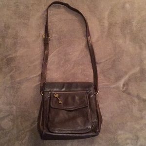 Vintage Fossil Leather Crossbody